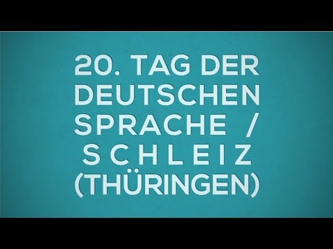 Tag der deutschen Sprache am 12. September 2020 in Schleiz